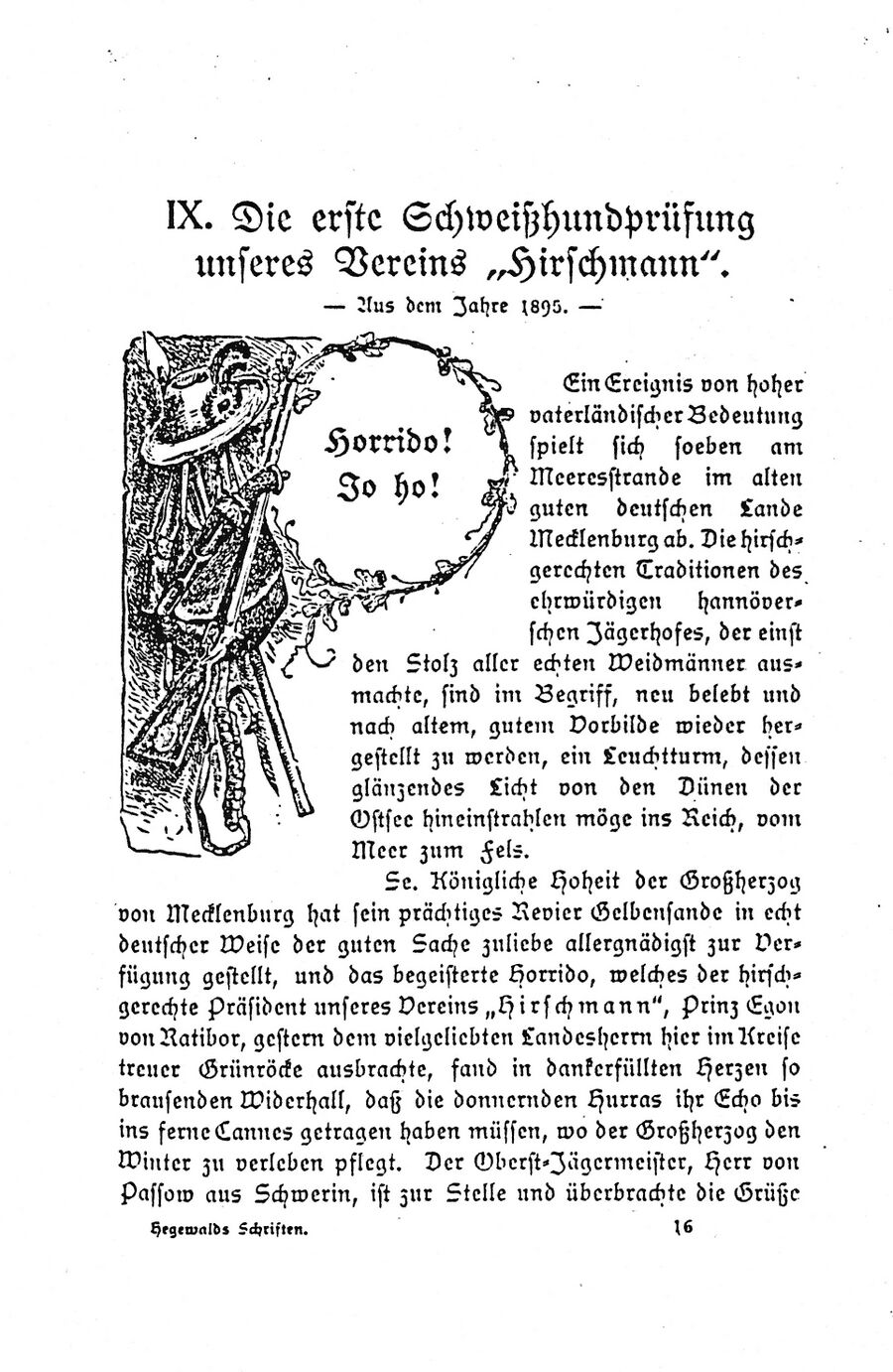 Gelb Forst Ausflug Reichs-Jagdhundeverein 18951 02