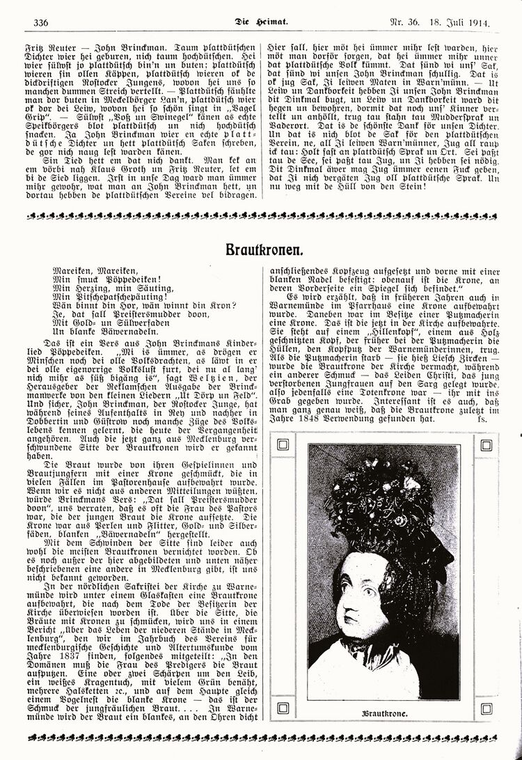 Wmde Weihe-Rede bei der Enthüllung des Brinkmansteins April 1914 DieHeimat 012