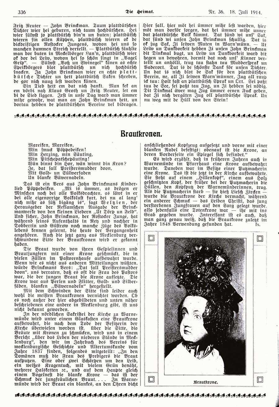 Wmde Weihe-Rede bei der Enthüllung des Brinkmansteins April 1914 DieHeimat 012