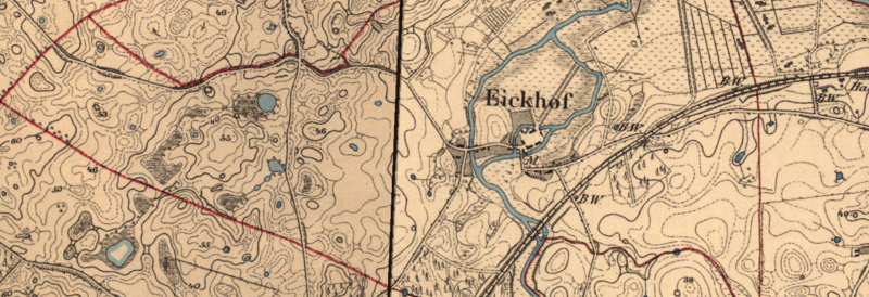 Datei:Eickelberg-Eickhof- Messtischblätter 1888.png