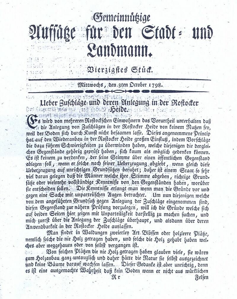 Becker Zuschläge und deren Anlegung in der RH 1798 1