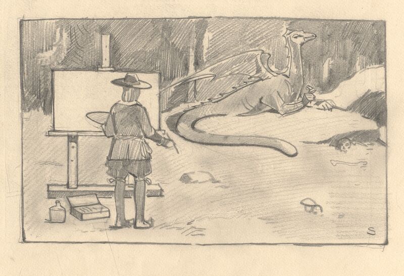 Datei:Hugo Scheele Drak Maler Bleistift.jpg.jpg