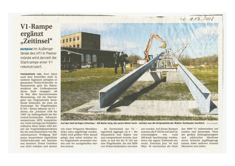 Datei:2008 Peenemünde Rampe V1.jpg