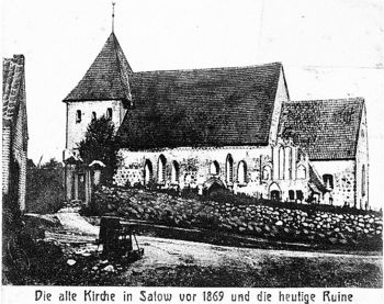 Satow Kirche vor 1869