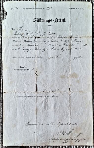 Datei:Zempin 1884 Führungszeugnis 1.jpg
