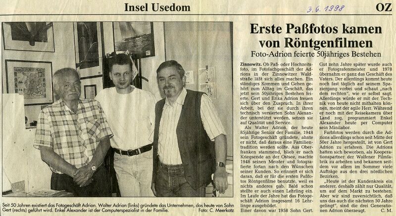 Datei:Zinnowitz Adrion 50Jahre 1998.jpg