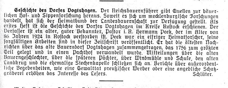 Datei:Vogtshagen Rezension zur Peekschen Chronik.jpg