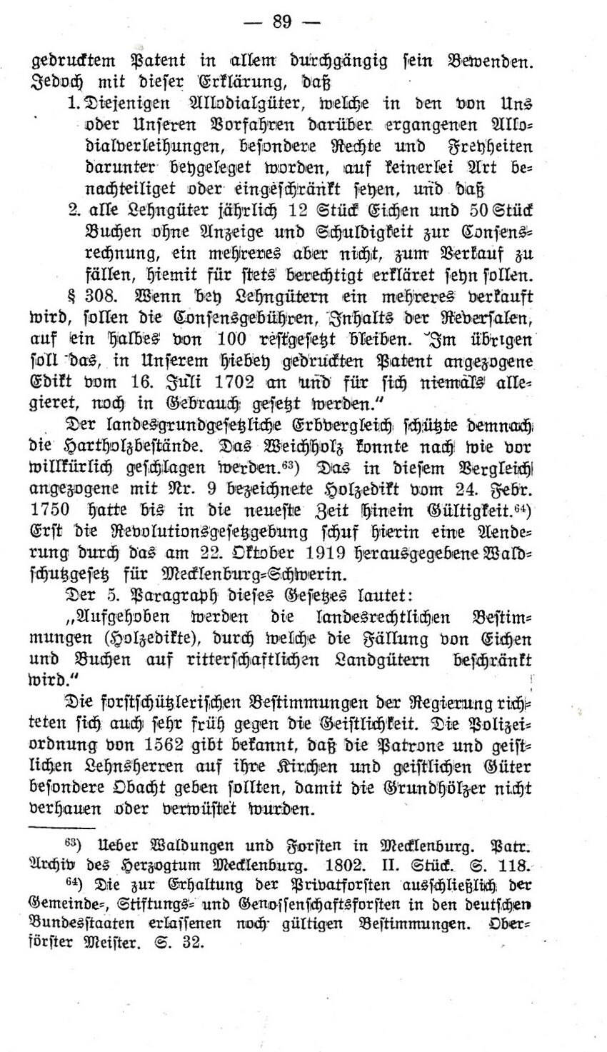 1921 Parchmann Meckl Forstw 089
