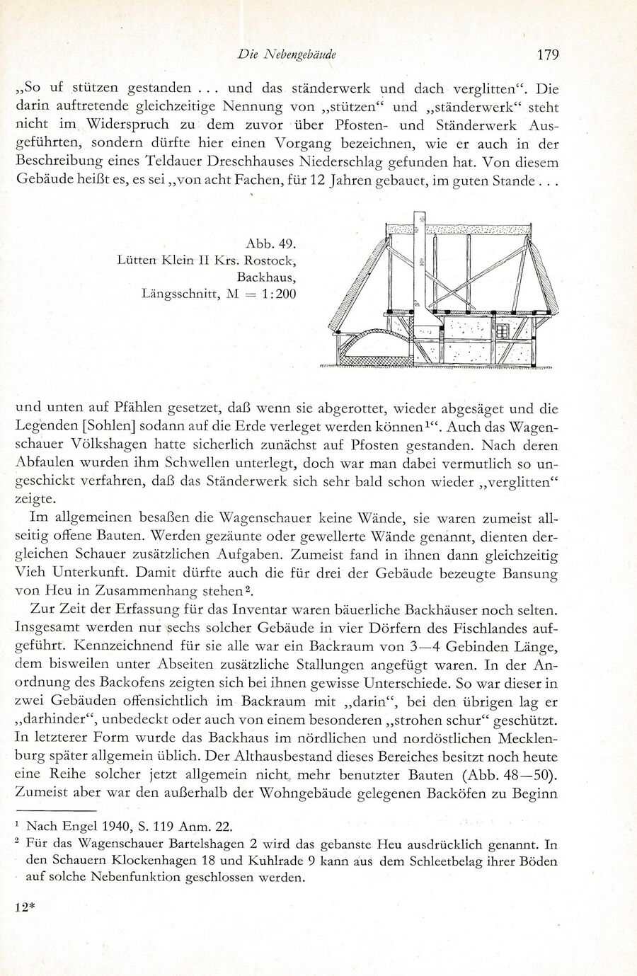 Baumgarten Bentzin 1963 Hof u Wirtschaft Ribn Bauern 179