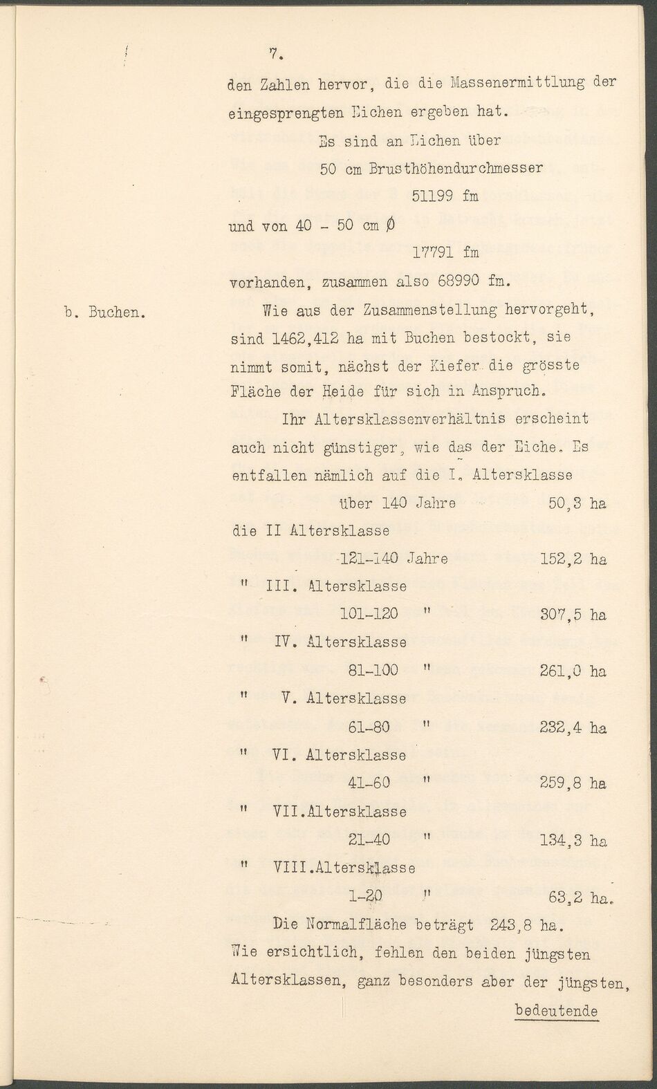 Max Garthe Allg. Beschreibung der Rostocker Stadtforst 1911 07