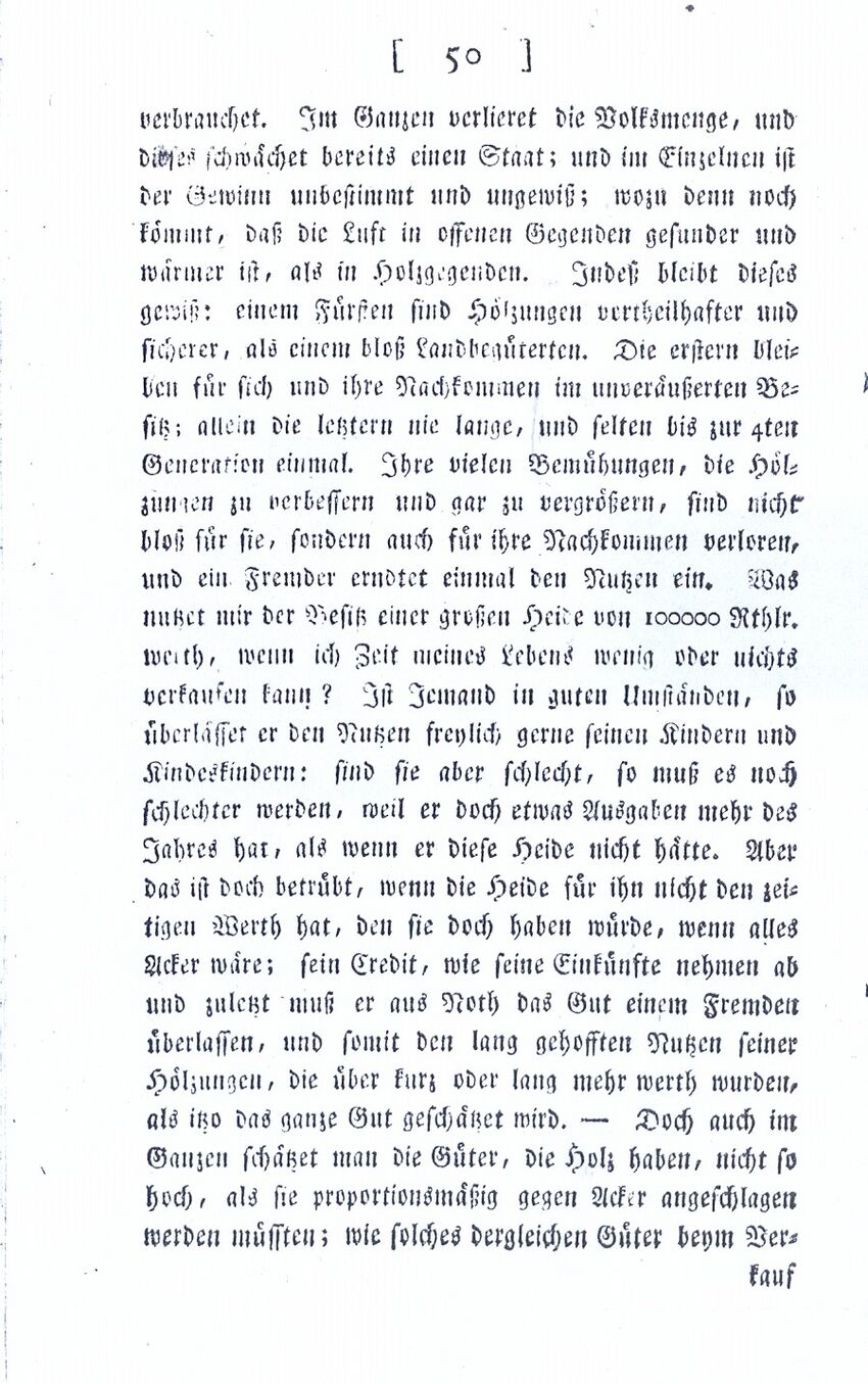 RH Becker 1793 Unterschied Acker und Holzertrag S. 50