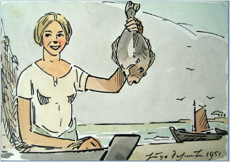 Datei:Scheele - 1951 Frau Fisch Strand.JPG