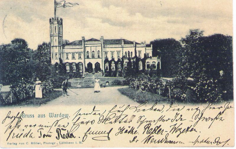 Datei:Wardow Herrenhaus ca 1912.jpg