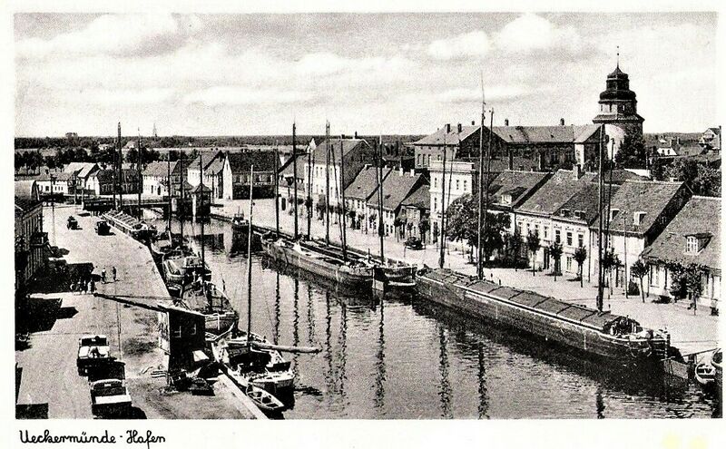Datei:Ueckermünde Hafen ca 1932.jpg