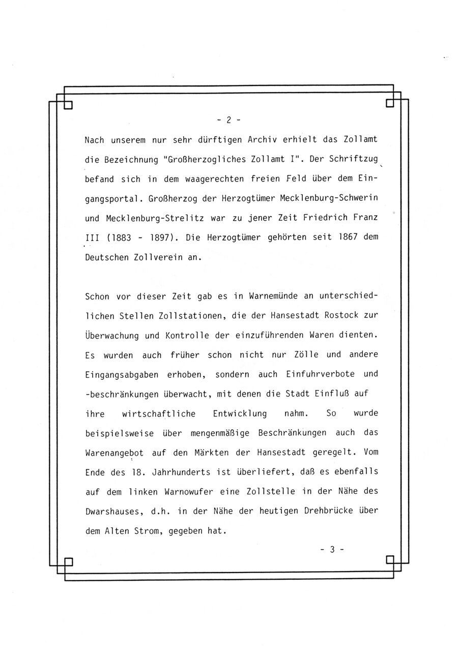 Warnemünde Zollamt 1929 S02