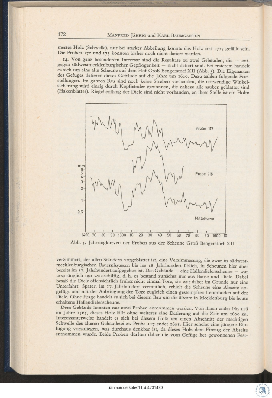 Baumgarten 1975 Dendro Untersuchungen 172