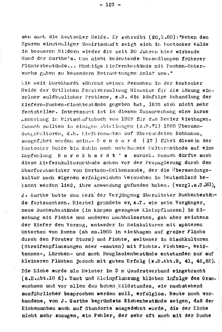 RH Oelsnitz Forstwirtschaftsgeschichte NÖM 1955 123