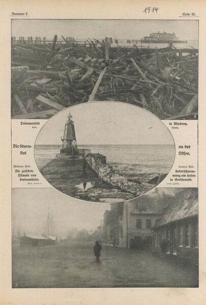 Datei:1913 Sturmflut Swinemünde Greifswald Misdroy.jpg