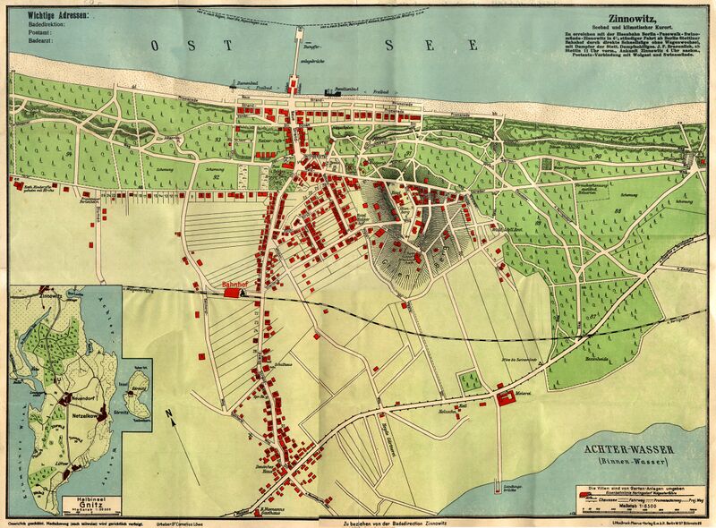 Datei:Zinnowitz Ortsplan 1928.jpg