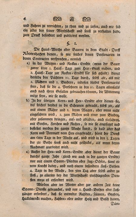 links Rövershagen Wirtschaftsordnung 1767 03