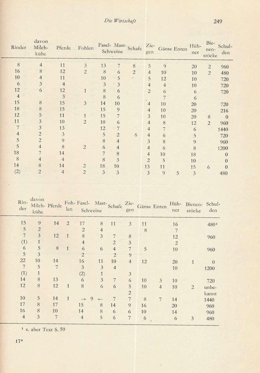 Baumgarten Bentzin 1963 Hof u Wirtschaft Ribn Bauern 249