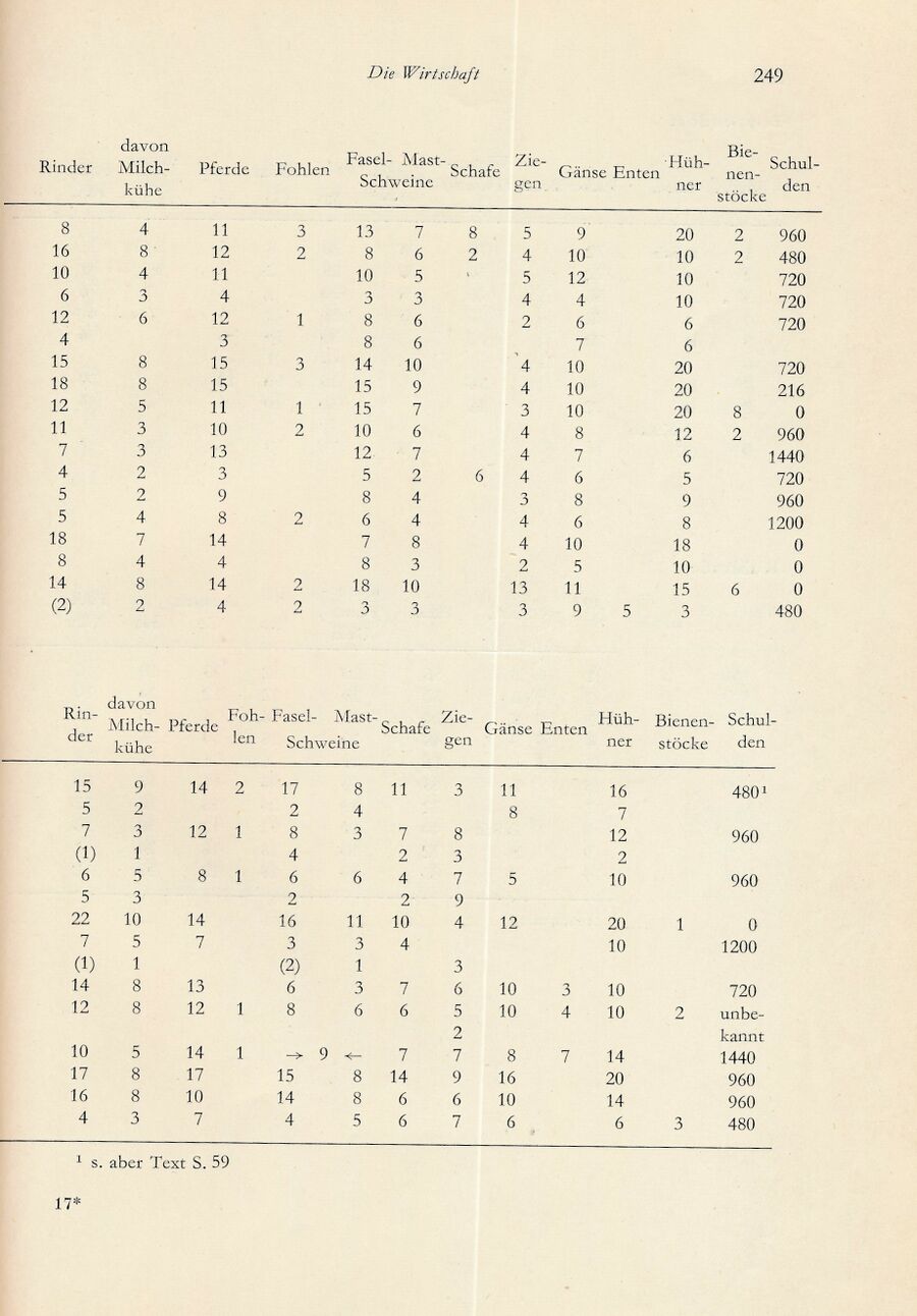 Baumgarten Bentzin 1963 Hof u Wirtschaft Ribn Bauern 249