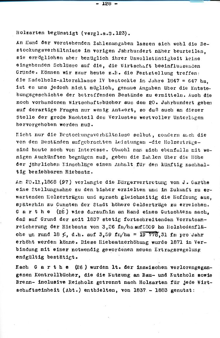 RH Oelsnitz Forstwirtschaftsgeschichte NÖM 1955 128