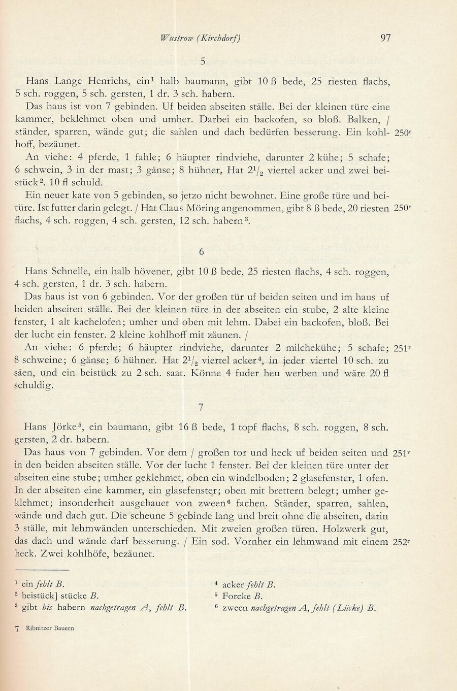 Baumgarten Bentzin 1963 Hof u Wirtschaft Ribn Bauern 097