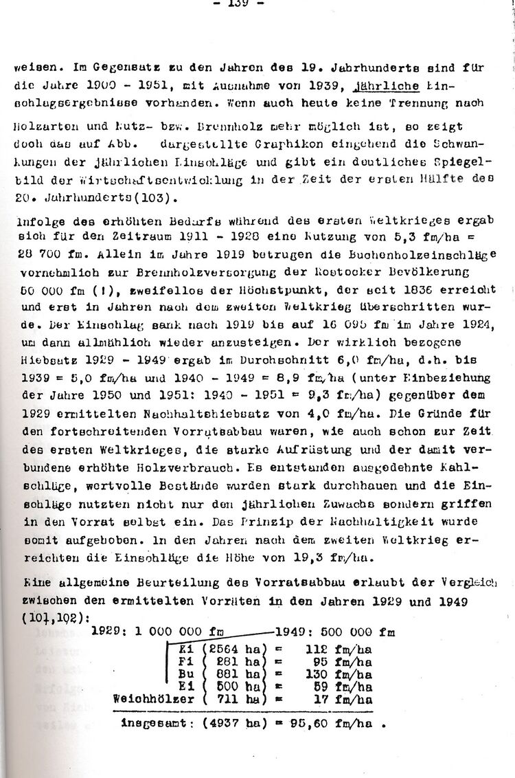 RH Oelsnitz Forstwirtschaftsgeschichte NÖM 1955 139