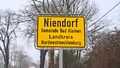 Niendorf Ortseingang (2025)