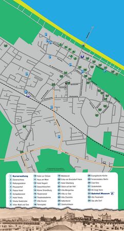 Standortplan der aktuellen Informationsschilder