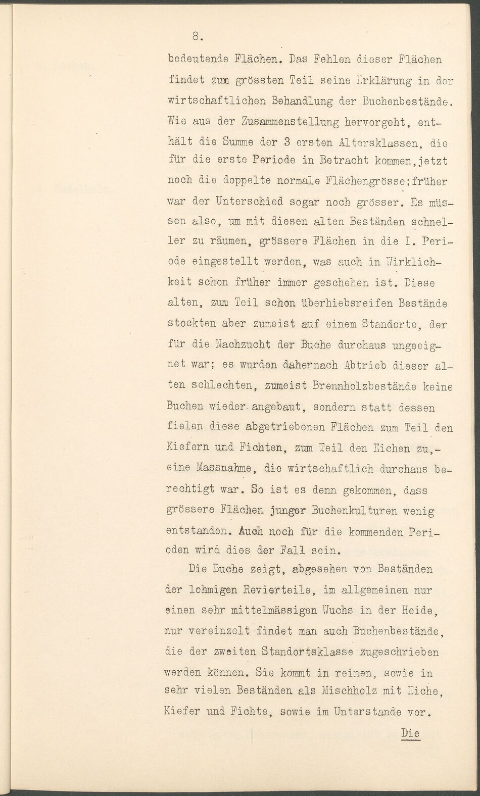 Max Garthe Allg. Beschreibung der Rostocker Stadtforst 1911 08