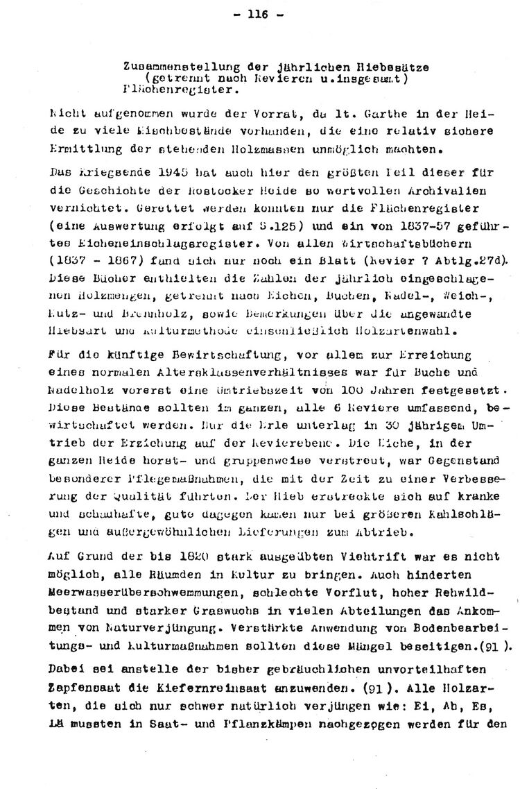 RH Oelsnitz Forstwirtschaftsgeschichte NÖM 1955 116