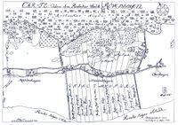 Rövershagen Karte 1743 von der Rostocker Huth