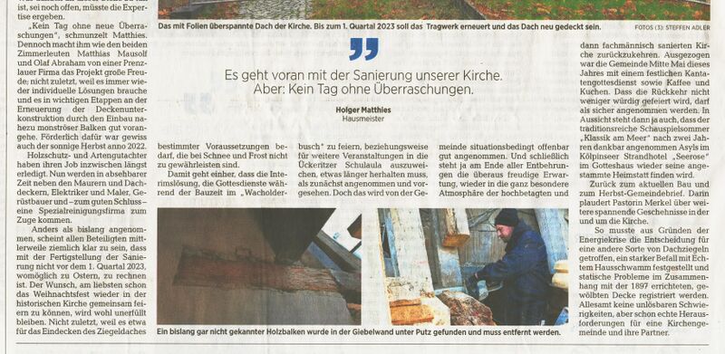 Datei:2022 Koserow Kirche Dach 2.jpg