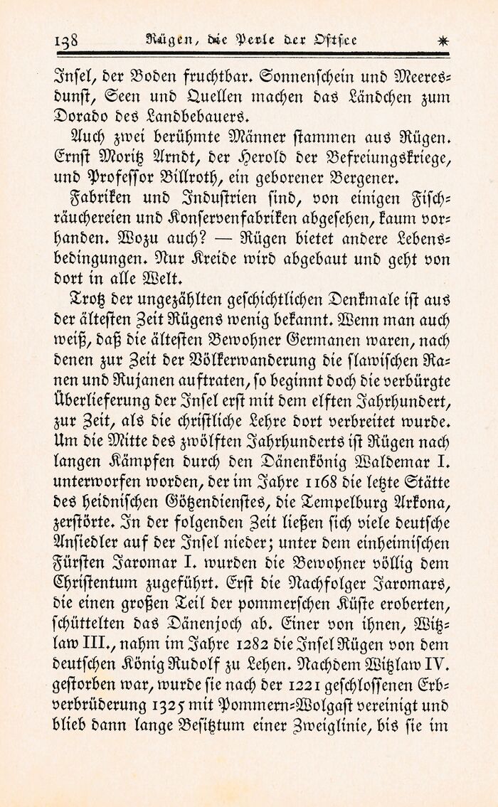 "Rügen die Perle der Ostsee" Albert G. Krüger 1926 138