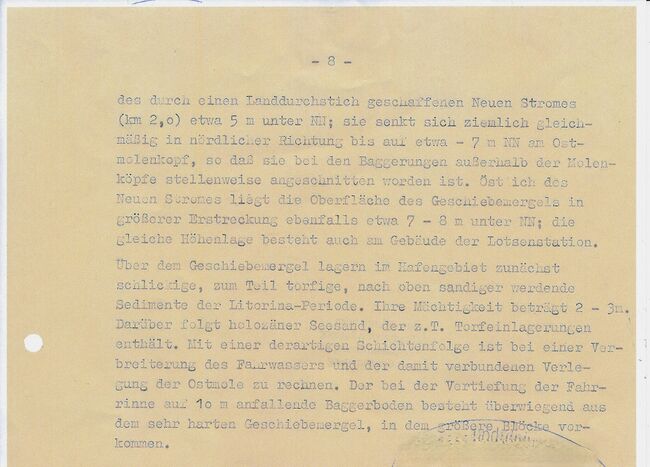 Rostock ÜSH geol Gutachten c Quelle: Archiv Überseehafen