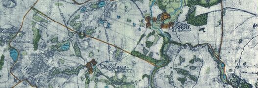 Eickelberg/ Eickhof Wiebeking Karte 1786
