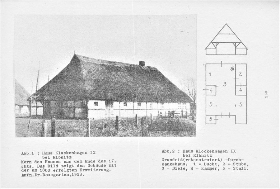 Baumgarten 1966 Haus u Dorf nw Mecklenburg 250