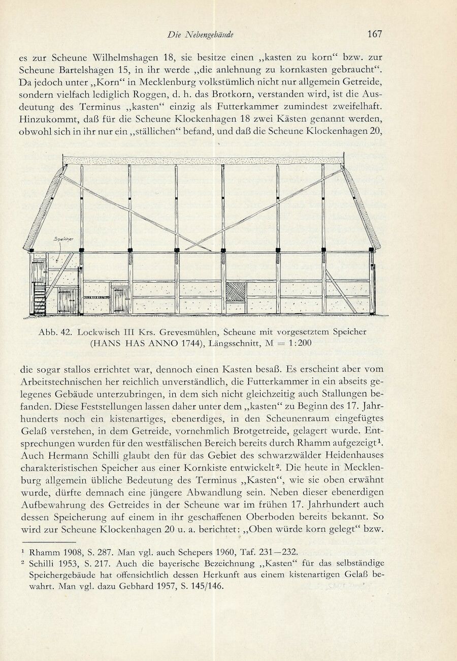 Baumgarten Bentzin 1963 Hof u Wirtschaft Ribn Bauern 167