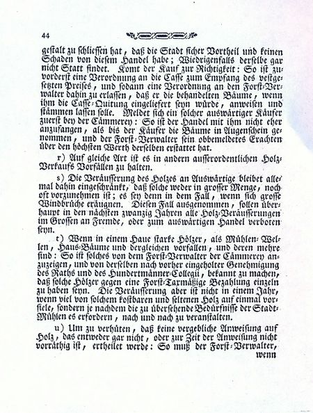 RH Herzogliches Regulativ 1774 44