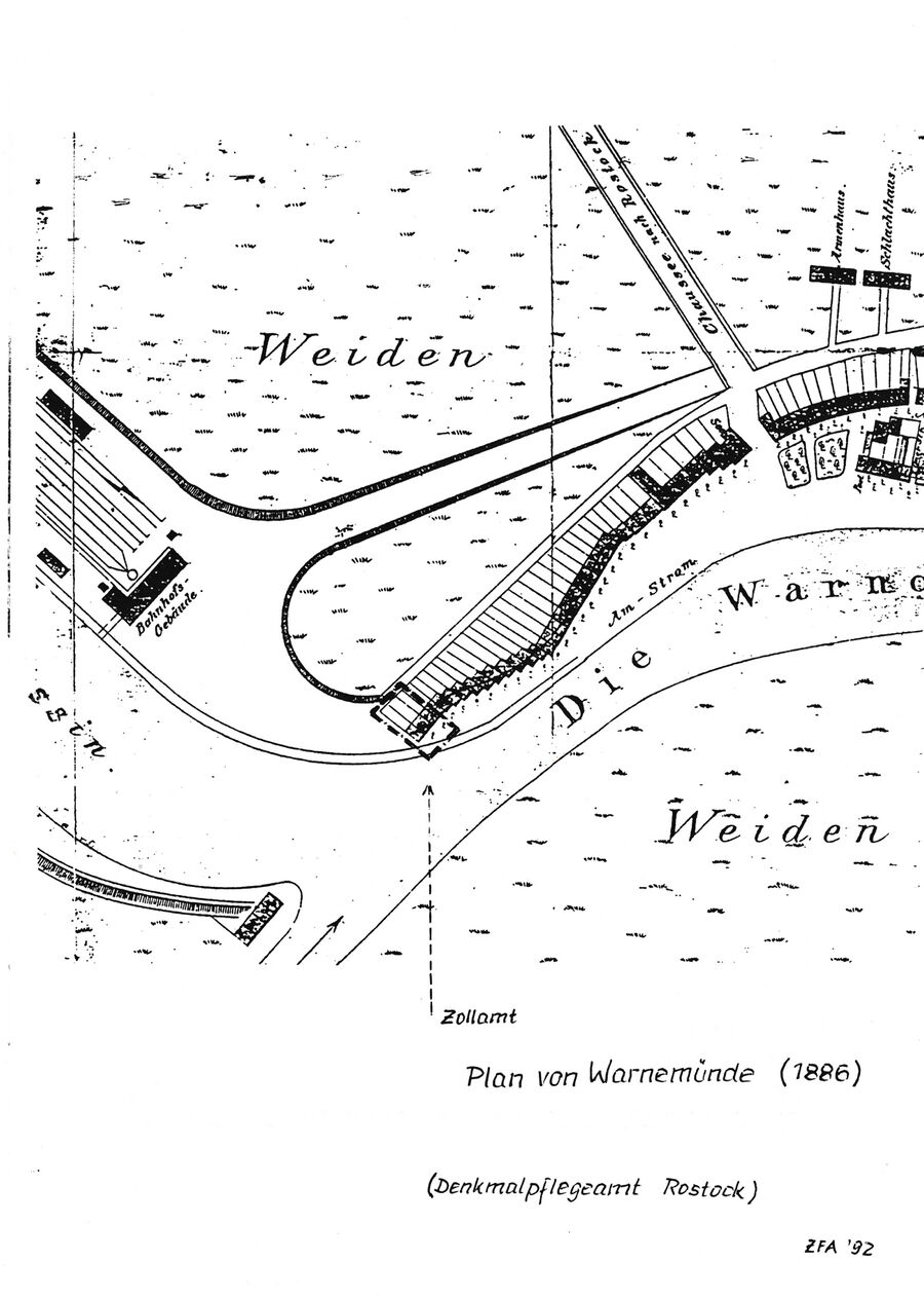 Warnemünde Zollamt 1929 S07