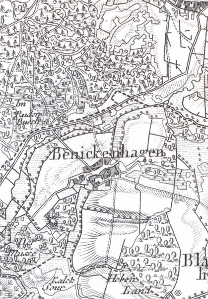Datei:Behnkenhagen 1888 Auszug Schmettau Karte.jpg