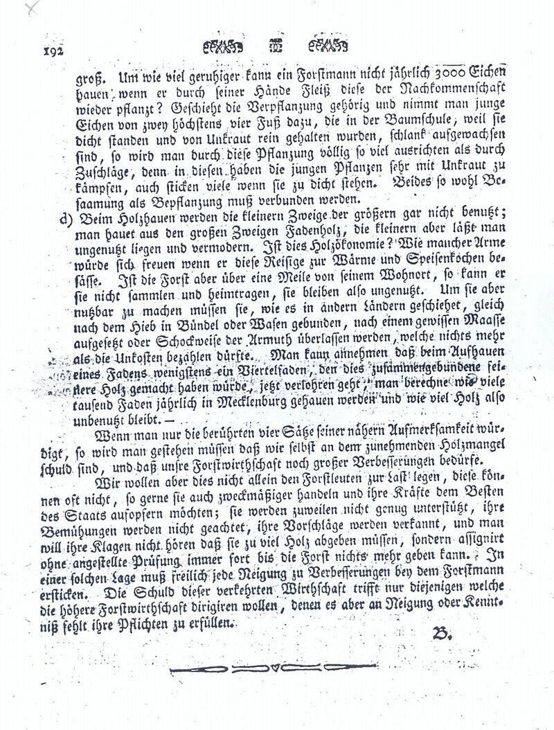 Becker Rüge der Holzverschwendungen 1796 4