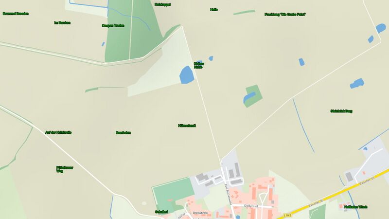 Datei:Dreilützow-Flurnamen-nördl Dorf.jpg