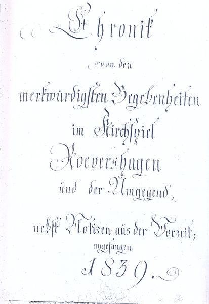 Datei:Roevershagen Kirchenchronik Innentitel.jpg