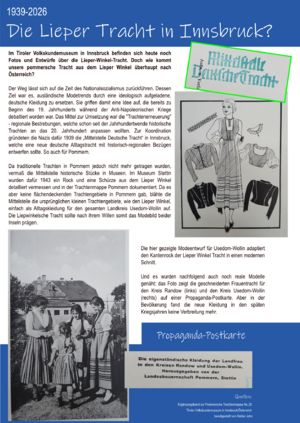 Plakat Ausstellung Heimathof Rankwitz/Usedom