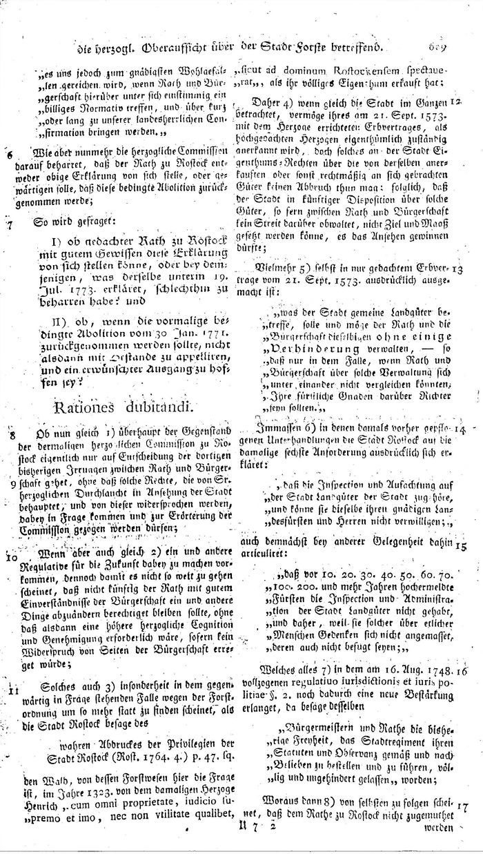 RH Rechtsgutachten Pütter Göttingen 1777 e