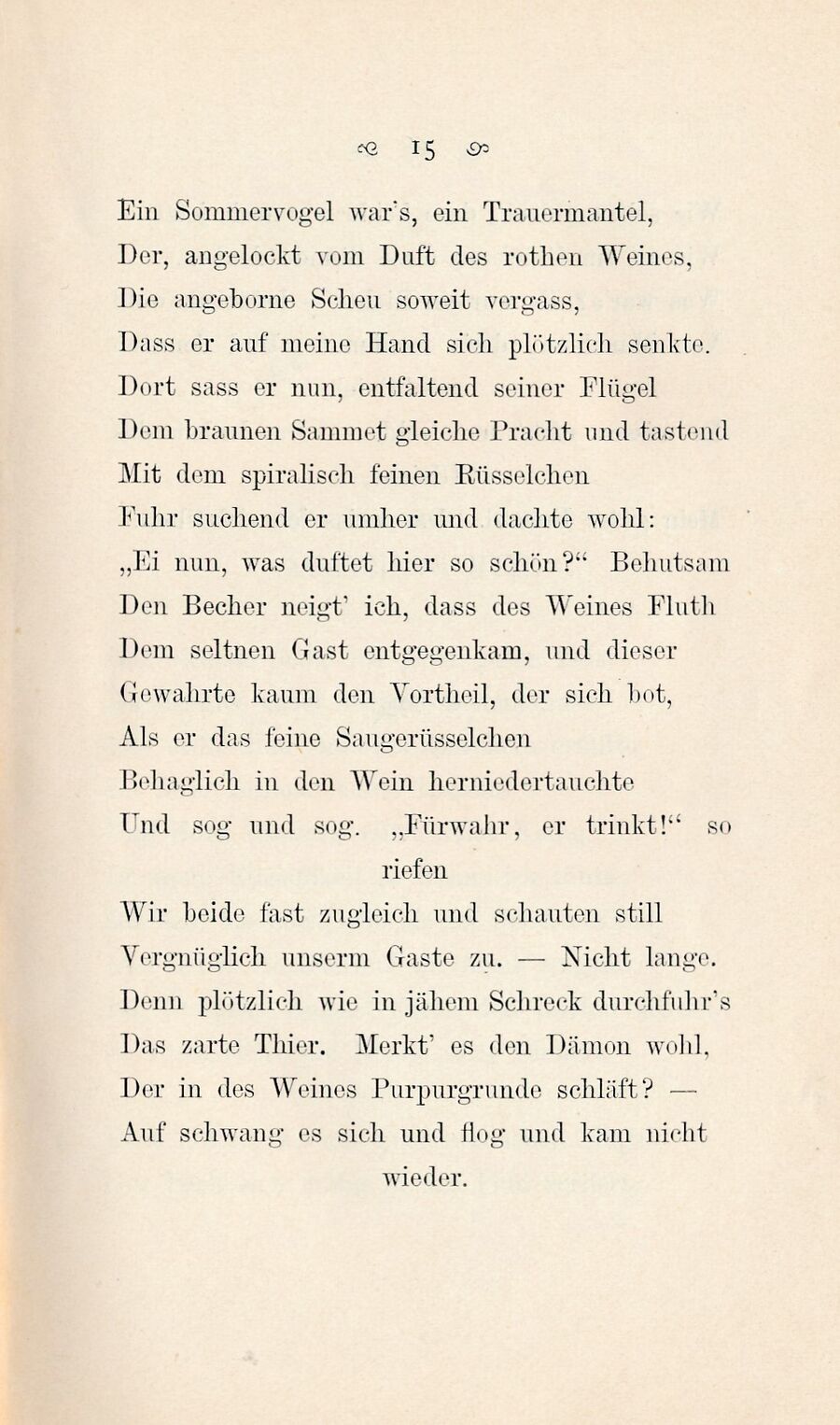 RH Gedicht Seidel Wirtshaus zur Stranddistel 1884 S 15