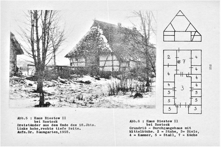 Baumgarten 1966 Haus u Dorf nw Mecklenburg 252